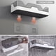 thumbnail image 5 of Estante de ducha adhesivo de fácil instalación con capacidad de carga de 7 kg, estante de almacenamiento a prueba de óxido con materiales de polipropileno duraderos para organizador de baño,, 5 of 6