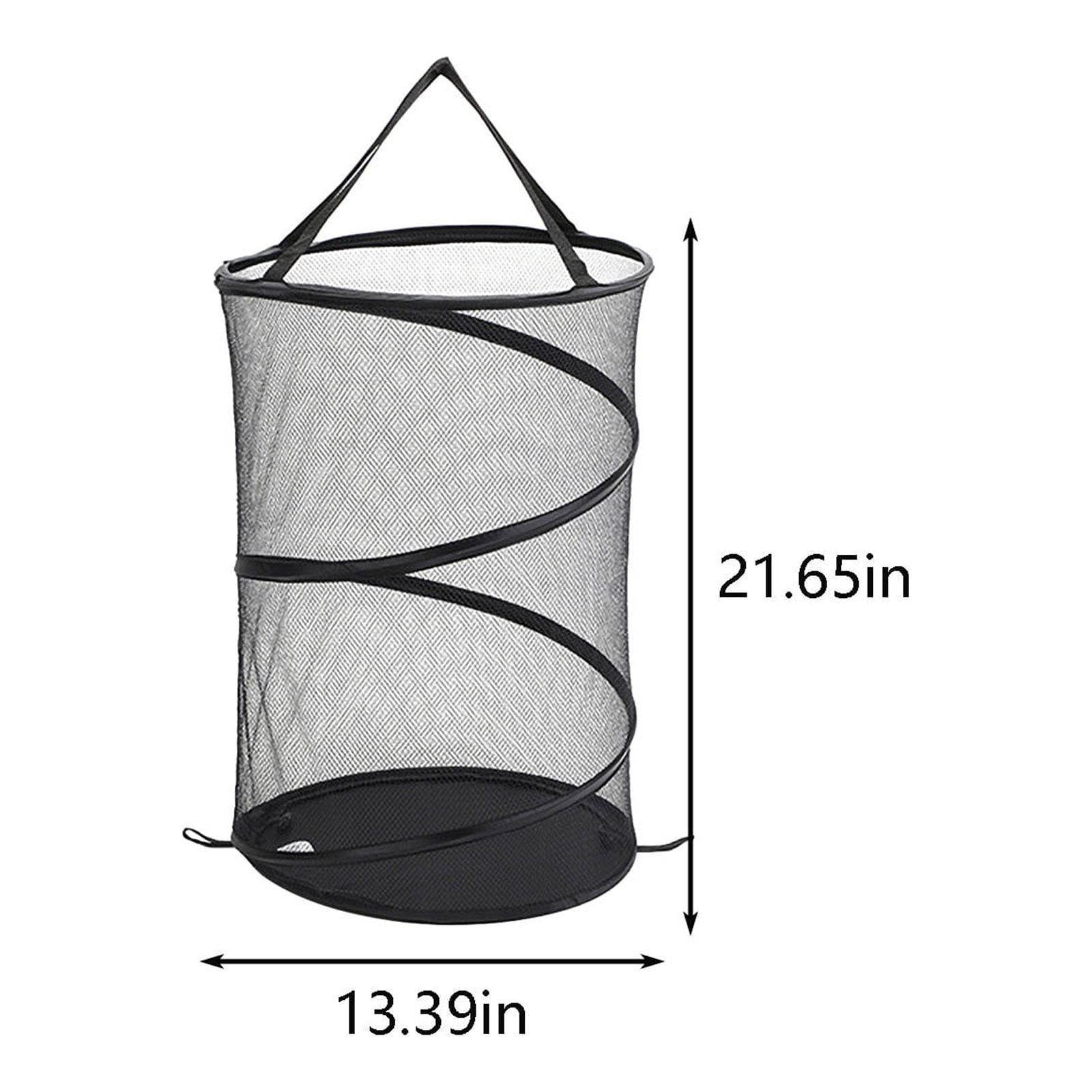 Manunclaims Mesh Popup Laundry Hamper with Portable, Durable Handles,  Collapsible for Storage, Foldable Pop-Up Laundry Bags for Kids Room,  College Dorm or Travel 