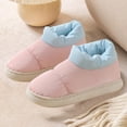 thumbnail image 5 of Women's Slippers House Bedroom Slippers For Women Fuzzy Comfy Lined Slide Shoes Autumn Winter House Footwear Warm Casual Slippers Christmas Gift, 5 of 6