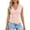 Light Pink, variant on Arlun Womens Short Sleeve Tops Button up V-Neck Henley Solid Color Stretch Tight T Shirts Slim Fit Casual Summer Tops Basic Tee Shirts Yellow S