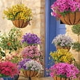 thumbnail image 6 of 6 Bundles Artificial Flowers, Outdoor Indoor UV Resistant Fake Flowers No Fade Faux Plastic Plants Garden Porch Window Box Decoration, 6 of 10