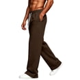 thumbnail image 5 of Rexolia Mens Heavyweight Sweatpants Loose Fit Joggers with Pockets Drawstring Athletic Casual Lounge Gym Outdoor Coffee S, 5 of 6