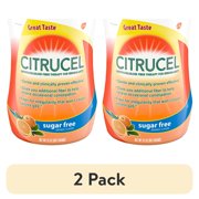 (2 pack) Citrucel Sugar Free Fiber Powder for Occasional Constipation Relief, Orange Flavor - 32 Ounces