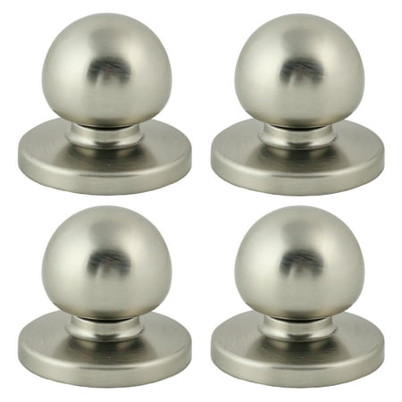 4 Pack Of Bifold Closet Door Knobs With Backplates Hardware Satin