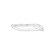 Genuine OE Kia Fog Lamp Bezel - 86564-A7010
