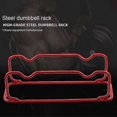 thumbnail image 4 of Barbell Dumbbell Rack Steel Storage Stand for Home Gym-Good, 4 of 4