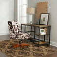 thumbnail image 2 of Linon Home Décor Elegance Area Rug Collection, Beige and Burgundy, 5' x 7.25', 2 of 4