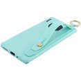 thumbnail image 2 of Case for Huawei P20 Pro, Rhinestone Painting Cloth Embossed Stylish Soft TPU Frame Glitter Thin Multicolor Soft Holder Stand Wrist Strap Full Protection Bumper,IBAOLE -Purple R-Lightblue Huawei Mate30, 2 of 5