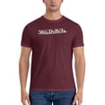 thumbnail image 3 of Von Dutch Men'S Basic Short Sleeve T-Shirt Burgundy Large, 3 of 5