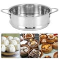 thumbnail image 3 of 16cm Thickening Food Steam Rack Stainless Steel Steamer with Double Ear for Soup Pot Milk Pot Kitchen Tools, 3 of 10