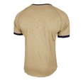 thumbnail image 4 of CHENHANN Tee Shirts Mens Short Sleeve Button Down Crewneck Henley Shirt Loose Fit Khaki Shirt with Button Summer Shirts for Men, 4 of 6