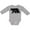 AC-Heather Grey, variant on Inktastic California Black Bear Silhouette Boys or Girls Long Sleeve Baby Bodysuit