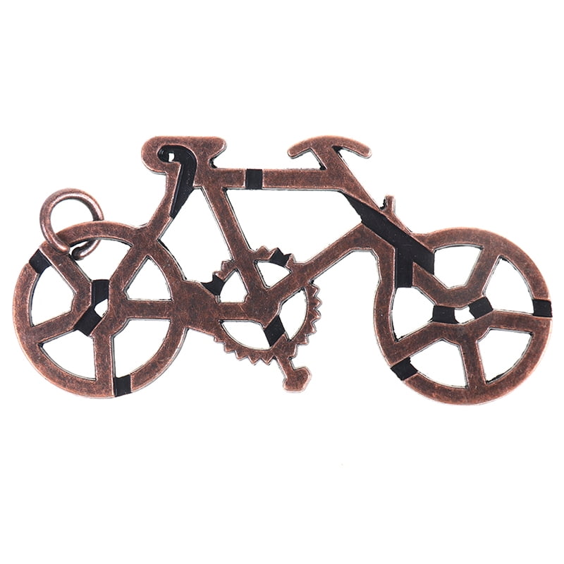 Bicycle lock Toys Adult and adolescente cast metal Brain Teaser puzzle toyrde 