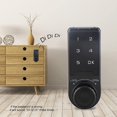 thumbnail image 3 of Cerradura digital liwang negra para puerta teclado numérico codificado con accesorios (L) = 30, 3 of 5