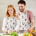 thumbnail image 3 of Forest Fairy Princess Pattern Apron-Garden Aprons for Women with Pockets-Cotton Linen Waterproof Kitchen Cooking Gardening Aprons Adjustable for Kitchen,Cooking,BBQ and Salon 33x27 Inch, 3 of 7