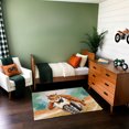 thumbnail image 2 of Tapis Tigre pour Enfants et Chambres de Bébé - Motorcat Madness, 2 of 5