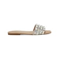thumbnail image 2 of INC Womens Nataliah  Embellished Square Toe Slide Sandals, 2 of 5