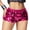 Hot Pink, Pink, variant on Women's Stretchy Waist Sequin Shorts Sparkly Casual Dressy Shorts for Concert Party Holiday Celebration Light pink S