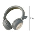 thumbnail image 3 of Over-ear Gaming Headset, Hwkond Bluetooth Headphones Headset Plug In Cable Bluetooth Heavy Bass Intelligent Noise Reduction HIFI Speaker Super Long Life Inductive 0 Delay,Gray, 3 of 7