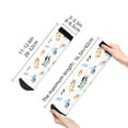 thumbnail image 4 of Silaia Bluey Print Adult Socks,Ankle Athletic Running Socks,Cushioned Breathable Low Cut Sports Tab Socks for Men and Women,Moisture-Wicking Crew Socks, 4 of 7