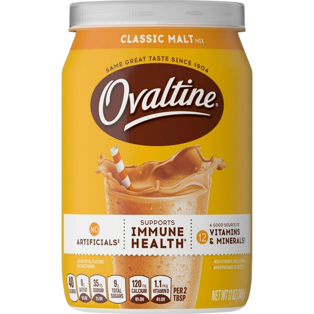 Ovaltine Classic Malt Mix 12 oz 12 oz.