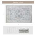thumbnail image 2 of Alfombra de 183 x 274 cm, lavable, antideslizante, gris vintage, 2 of 9