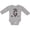 AC-Heather Grey, variant on Inktastic Letter G Monogram Tribal Arrow Girls Long Sleeve Baby Bodysuit