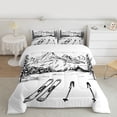 thumbnail image 2 of Feelyou Winter Skiing Full Size Comforter Sets, Outdoor Sports Lover Bedding Sets, 3pcs, 2 of 8