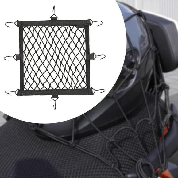Red de Carga para Motocicleta Perfecl Bungee de Almacenamiento Malla Elástica 31 cm x 30 cm