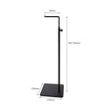 thumbnail image 3 of relayinert Stainless Steel Handbag Display Rack Adjustable Single Black, 3 of 9