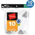 thumbnail image 3 of Hanes Boys Socks, 10 Pack No Show, Sizes S - L, 3 of 4