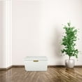 thumbnail image 5 of IBASETOY 1Set Simple Design Storage Box White PP Organizing Home Supply Bedroom, 5 of 7