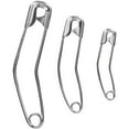 thumbnail image 4 of (3 pack) Hello Hobby Assorted Curved Safety Pins, Sizes 1, 2, and 3, 150 Count, 4 of 8