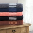 thumbnail image 5 of Superior Larissa Cotton Embroidered Bath Towel Set of 4, Chocolate, 5 of 7