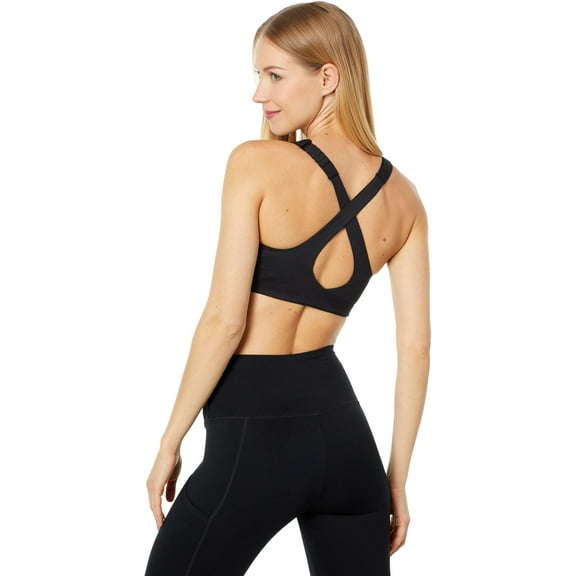 adidas Womens Fastimpact Luxe High-Support Bra Size Medium A/C Color Black/White