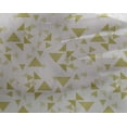 thumbnail image 5 of oneOone Tissu Georgette Viscose Triangle Imprimé Géométrique au Mètre 42 Pouces de Large, 5 of 5