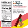 thumbnail image 5 of Pure Organic Pineapple Passionfruit Gluten-Free, Organic Chewy Layered Fruit Bars, Gluten Free, 6.2 oz, 12 Count, 5 of 9