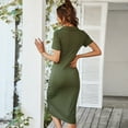 thumbnail image 5 of Summer Dresses for Women Knitted Dress Hip Package One Step Skirt, 5 of 6