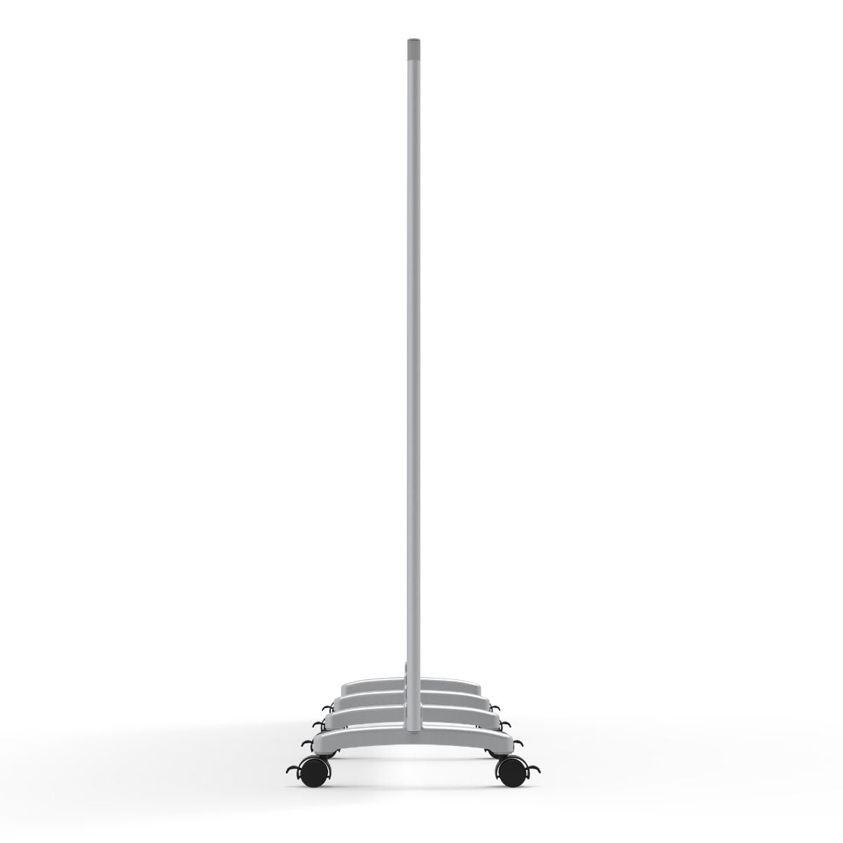 Luxor 3-Panel Mobile Magnetic Whiteboard Room Divider - 91" x 53.5"