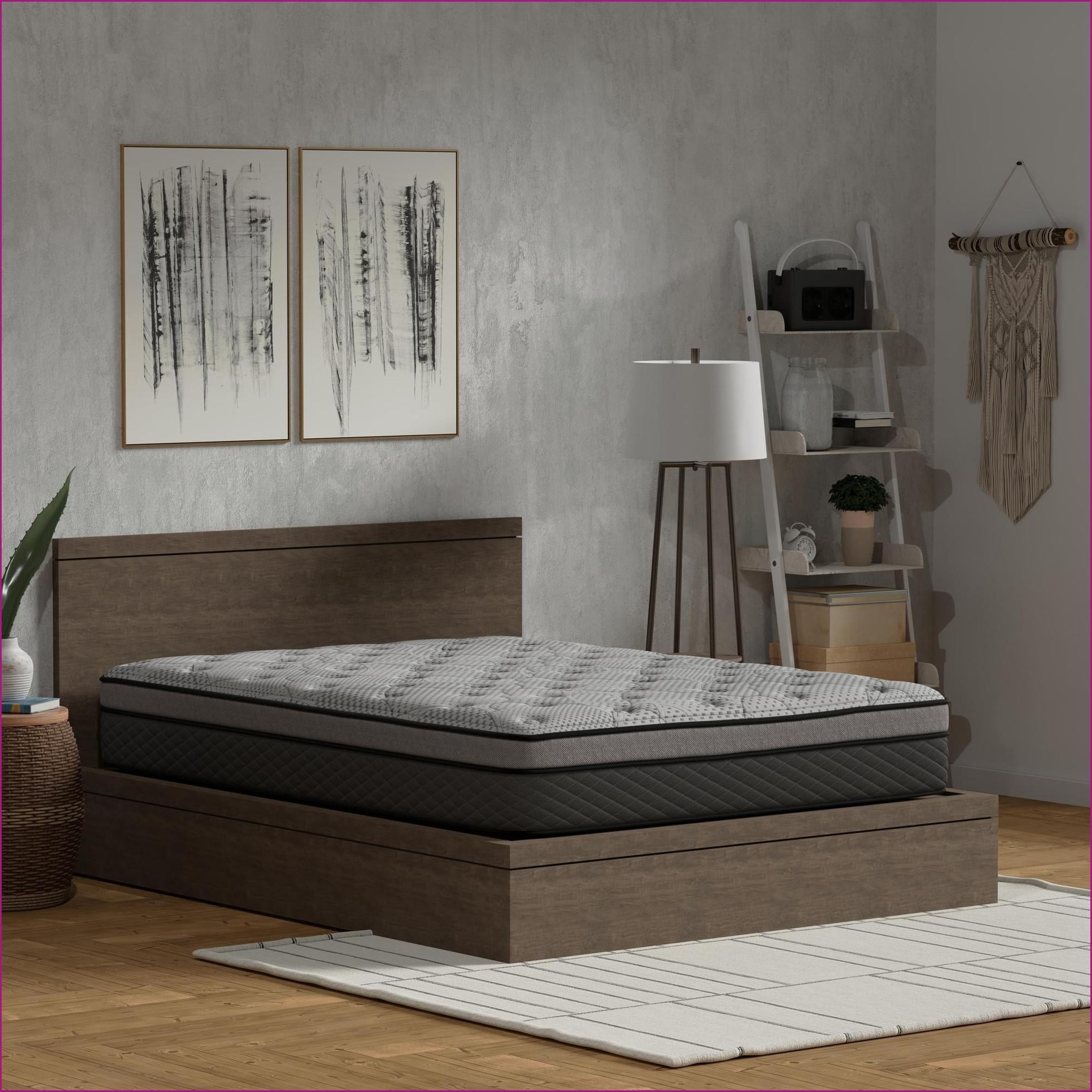 Mattresses 12 Inch Medium Firm Hybrid Mattress with Cooling Gel & Pocketed Coils | Foam+Spring | King