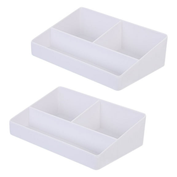 2 Pcs Coffee Storage Box Tea Bags Organizer Station Sugar Holder for Packet Pantry Kitchen Packets Office