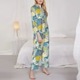 thumbnail image 3 of Honeii Cute Poodle Dog print Women's Pajama Sets Long Sleeve Button Down Sleepwear Nightwear Soft Pjs Lounge Sets-XX-Large, 3 of 7