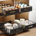 thumbnail image 1 of Organizador de gabinete Mustorn de 2 piezas con cajones extraíbles, 1 of 7