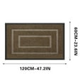 thumbnail image 3 of Holloyiver Durable Front Door Mat, Heavy Duty Indoor Outdoor Doormat, 47.2” x 23.6” Low Profile Outdoor Mats for Home Entrance, Stain and Fade Resistant Shoe Scraper Mat for High Traffic Area, 3 of 6