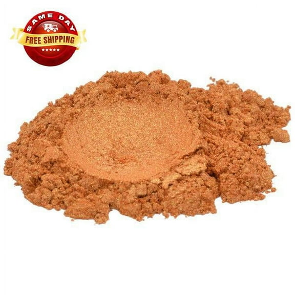 LOVELY LEO / ORANGE / YELLOW MICA COLORANT PIGMENT POWDER COSMETIC GRADE 2 OZ