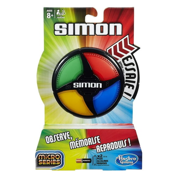 Hasbro Gaming Simon Micro Series GAME French Version, Ages 8 and up