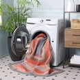 thumbnail image 5 of Safavieh Braided Codie Striped Machine Washable Reversible Area Rug, Rust/Multi, 5' x 8', 5 of 14