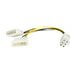 thumbnail image 3 of StarTech.com 6in LP4 to 6 Pin PCI Express Video Card Power Cable Adapter - Power adapter - 4 pin internal power (M) to 6 pin PCIe power (M) - 6 in - LP4PCIEXADAP - Power adapter - 4 pin internal power (M) to 6 pin PCIe power (M) - 6 in - for P/N: ATX2POWER430, ATX2POWER530, RMC4450, ATX2POW500HS, ATX2POW450HS, ATX2POW400HS, 3 of 4