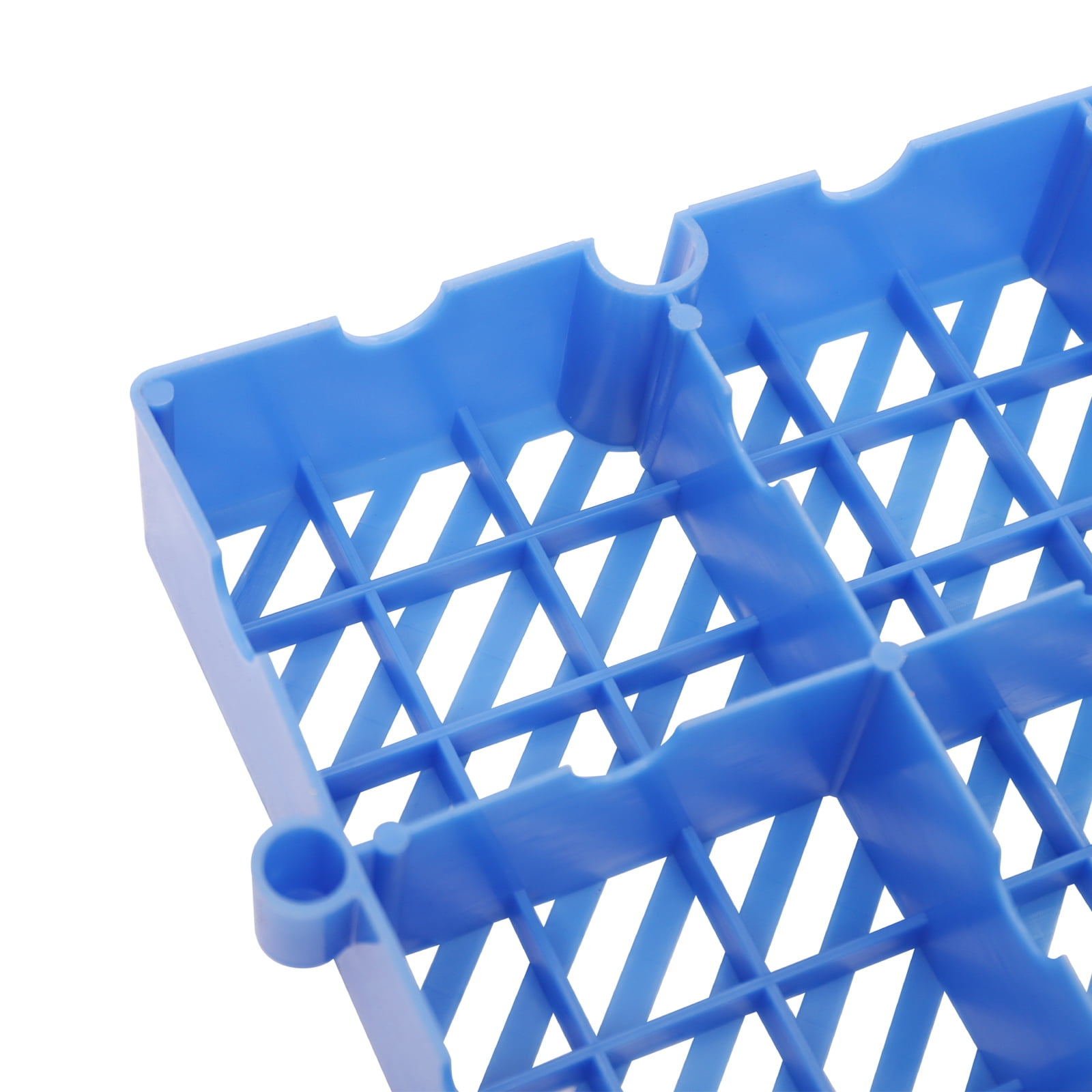 ChicHomey ​​6pcs Blue Plastic Pallets,Waterproof Grid Ventilation Floor Pallet, Ventilated Moisture-Proof,for Humid Storage | Household/Commercial Warehouse Solutions​