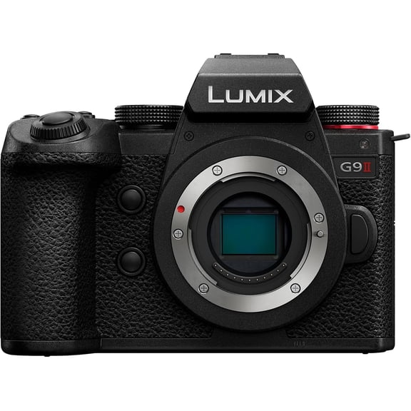 Restored Panasonic LUMIX G9II 25.2MP Micro Four Thirds Mirrorless Camera Body Only, Black, International Model